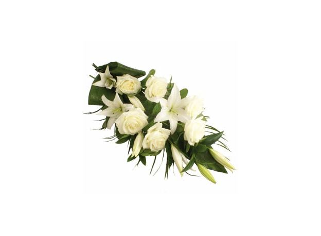 White Lily & Rose Sheath