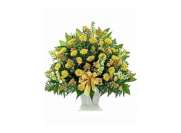 Yellow Sympathy Bouquet